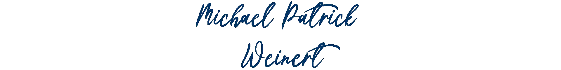 Michael Patrick Weinert